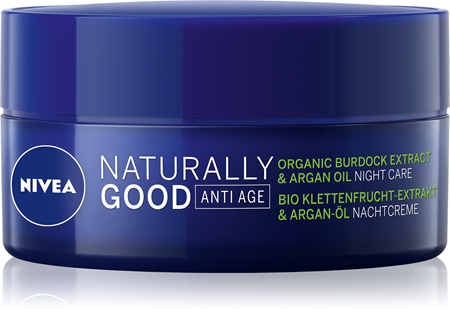NIVEA Naturally Good нощен крем против първи бръчки