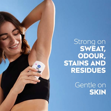 NIVEA Black & White Invisible Clear tuhý antiperspirant