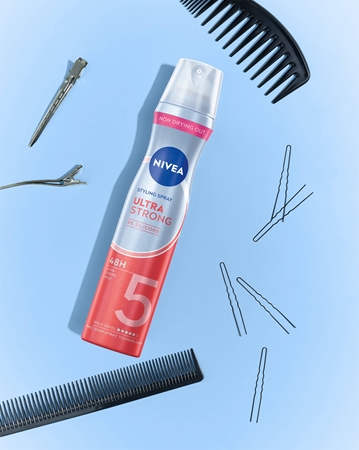 NIVEA Ultra Strong laque cheveux fixation extra forte sans silicone