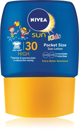 NIVEA SUN Kids latte abbronzante tascabile per bambini SPF 30