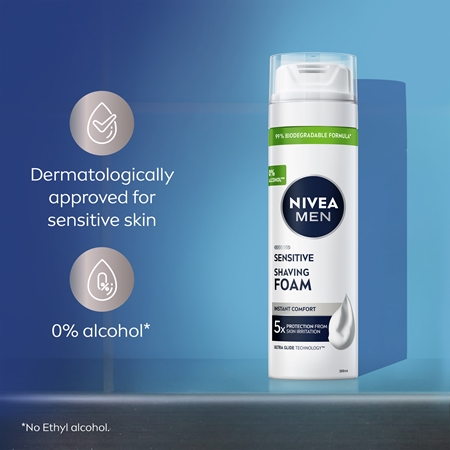 NIVEA MEN Sensitive pena na holenie pre mužov