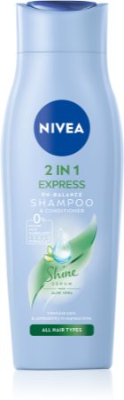 Nivea 2in1 Care Express Protect & Moisture σαμπουάν και κοντίσιονερ 2 σε 1