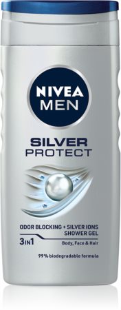 Nivea Men Silver Protect гель для душу для чоловіків