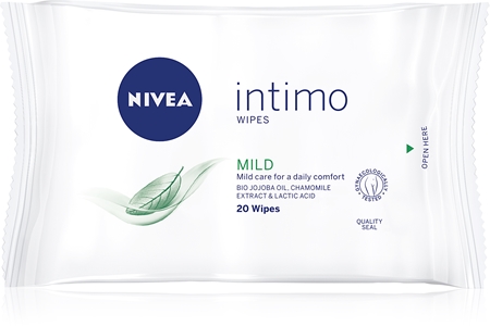 NIVEA Intimo Mild obrúsky na intímnu hygienu