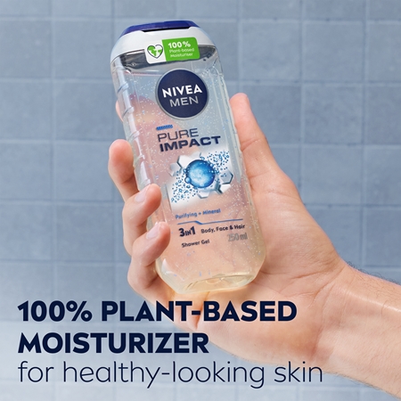 NIVEA MEN Pure Impact suihkugeeli miehille
