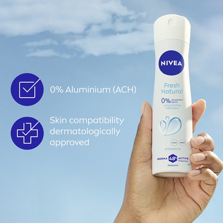 NIVEA Fresh Natural Deodorant Spray voor Vrouwen