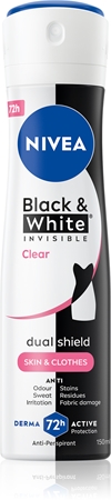 NIVEA Invisible Black & White Clear antitraspirante in spray
