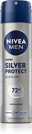 NIVEA MEN Silver Protect antiperspirant ve spreji 72h