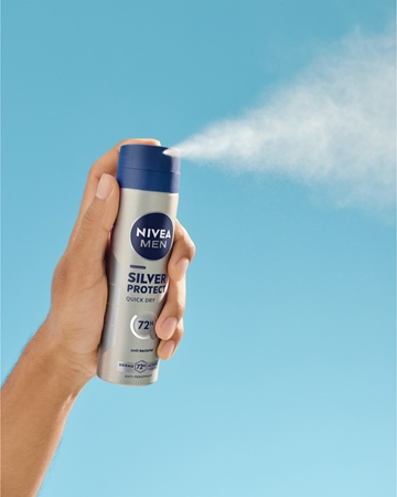 NIVEA MEN Silver Protect Antiperspirant Spray 72 tim