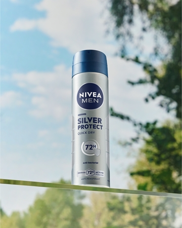 NIVEA MEN Silver Protect Antiperspirant Spray 72 tim