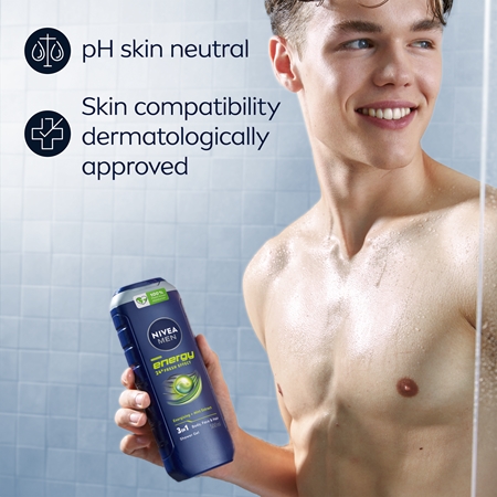 NIVEA MEN Fresh Energy gel za prhanje za moške