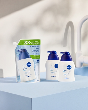 NIVEA Creme Soft tekoče milo nadomestno polnilo