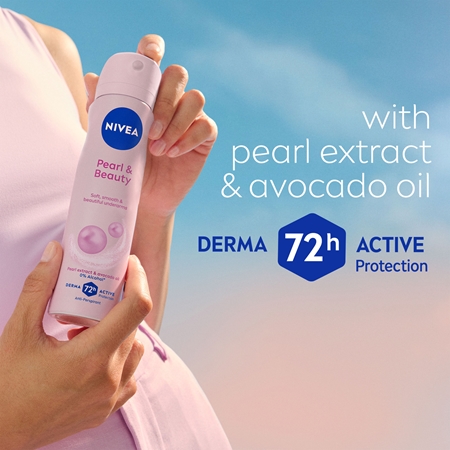 NIVEA Pearl & Beauty Antiperspirant in a spray