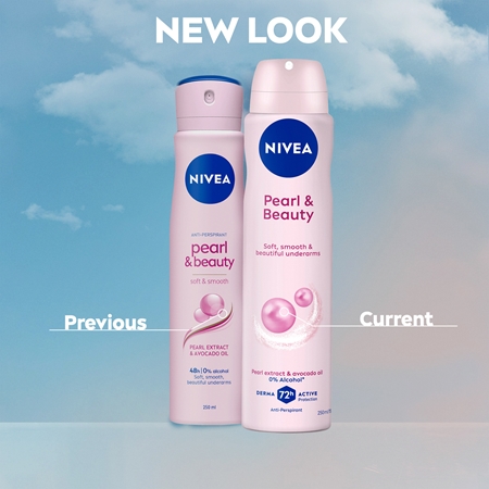 NIVEA Pearl & Beauty Antiperspirant in a spray