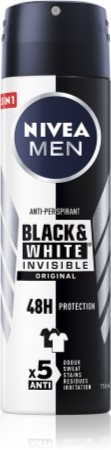 Nivea Men Invisible Black & White antiperspirant u spreju za muškarce