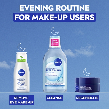 NIVEA Visage odličovač voděodolného očního make-upu s heřmánkem