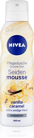 NIVEA Silk Mousse Vanilla Caramel Pflegender Duschschaum