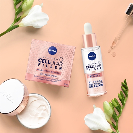 NIVEA Hyaluron Cellular Filler 2-Phasen nährendes Öl-Elixier