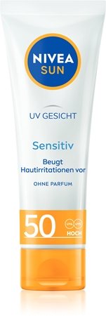NIVEA SUN Sensitive Schützende Gesichtscreme für empfindliche Haut