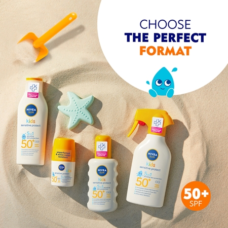 NIVEA SUN Kids spray pentru protectie solara pentru copii SPF 50+