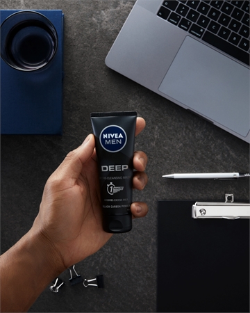 NIVEA Men Deep Control mascarilla facial limpiadora para hombre