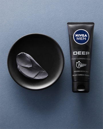 NIVEA Men Deep Control mascarilla facial limpiadora para hombre