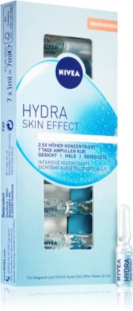 Nivea Hydra Skin Effect intenzív hidratáló koncentrátum ampullákban