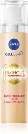 NIVEA Cellular Luminous 630 creme com cor anti-manchas de pigmentação