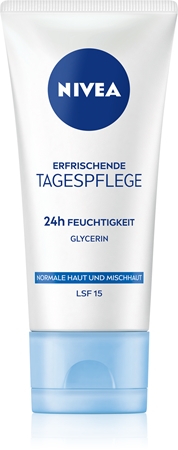 NIVEA Refreshing hydratisierende Tagescreme SPF 15