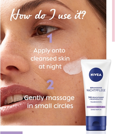NIVEA Soothing nyugtató éjszakai krém