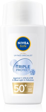 Nivea Sun Triple Protect hidratante leve para bronzeamento