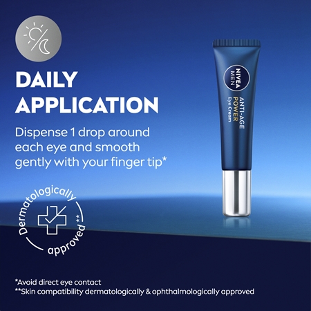 NIVEA MEN Hyaluron očný krém proti opuchom a vráskam pre mužov