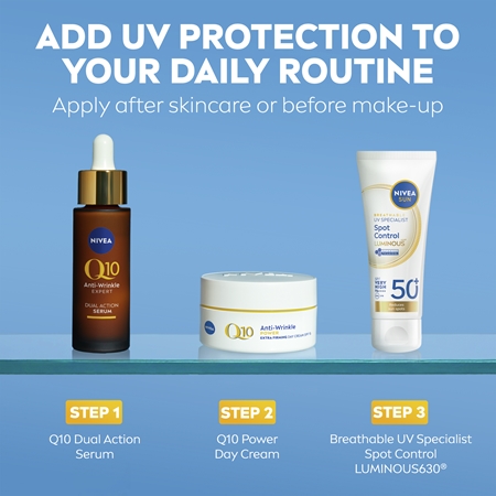 NIVEA SUN Luminous 630 facial sunscreen for pigment spot correction