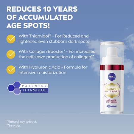 NIVEA Luminous rejuvenating serum for pigment spot correction