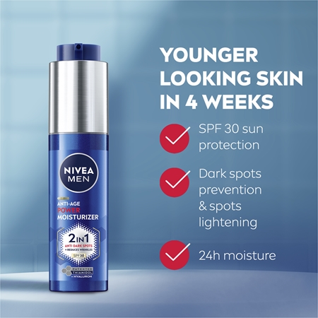NIVEA MEN Anti-Age Power krepilna krema za zmanjšanje gub za moške