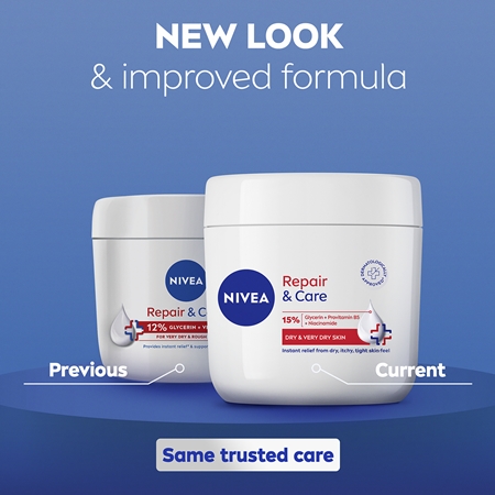 NIVEA Repair & Care crème nourrissante et régénérante pour peaux sèches