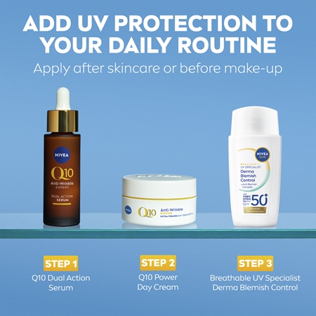 NIVEA SUN Derma Skin Clear crème solaire visage pour peaux à imperfections