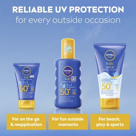 NIVEA SUN Kids dětský barevný sprej na opalování SPF 50+