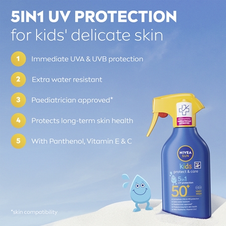 NIVEA SUN Kids dětský sprej na opalování SPF 50+