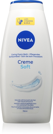 NIVEA Creme Soft kremasta pjena za kupku