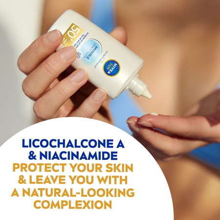 NIVEA SUN Invisible Daily Fluid lehký ochranný fluid SPF 50+