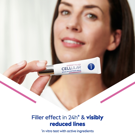 NIVEA Cellular Expert Filler učvršćujuća krema za konture očiju i usana s hijaluronskom kiselinom