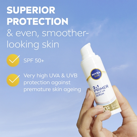 NIVEA SUN Daily UV Serum podkladová báza 2 v 1