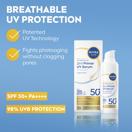 NIVEA SUN Daily UV Serum Make-up Base 2 in 1