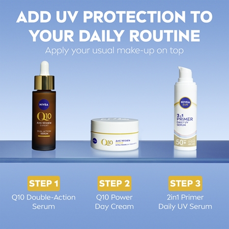 NIVEA SUN Daily UV Serum podkladová báza 2 v 1