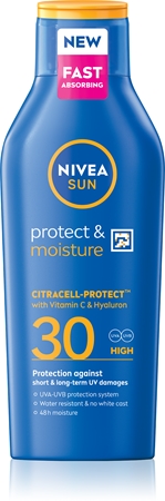 NIVEA SUN Protect & Moisture hydratační mléko na opalování SPF 30