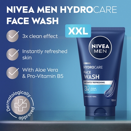 NIVEA MEN Hydrocare drėkinamasis valomasis gelis vyrams
