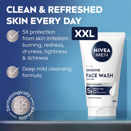 NIVEA MEN Sensitive gel detergente per pelli sensibili