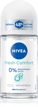 NIVEA Fresh Comfort дезодорант рол-он без съдържание на алуминиеви соли 48 часа