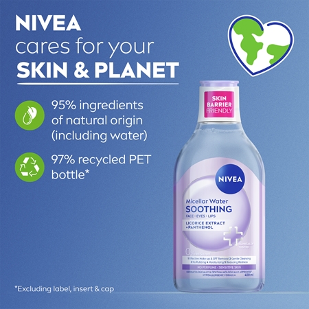 NIVEA Micellar Soothing micelární čisticí voda pro citlivou pleť